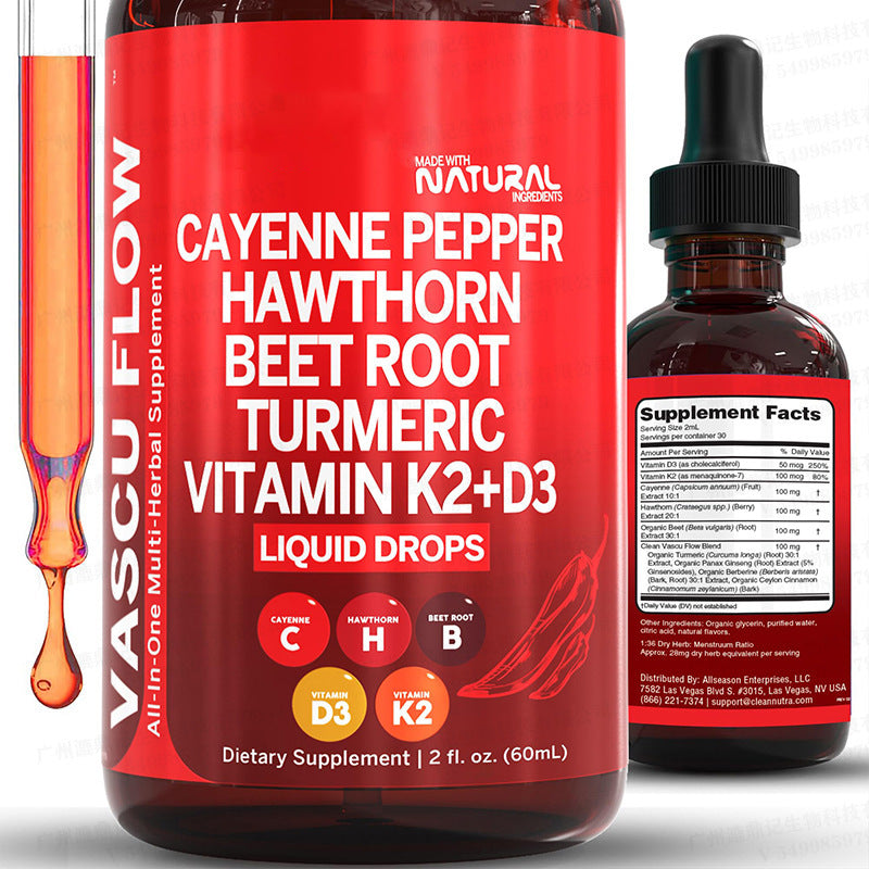 Cayenne Pepper Supplement Liquid Drops